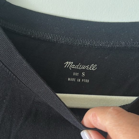 Madewell Classic Knot Front Tee. Size S - Picture 4 of 12